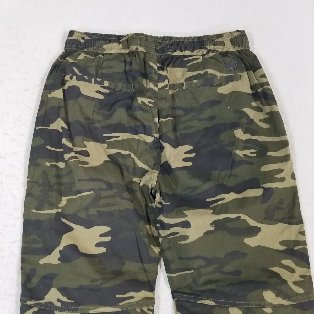 Steve's Jeans Jogger Pants Men S Green Camo Lightweight Flex Stretch Stack Moto